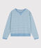 Marinière felpa in cotone Donna AZUL/ MONTELIMAR
