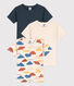 Confezione da 3 t-shirt a maniche corte bambina / bambino cotone