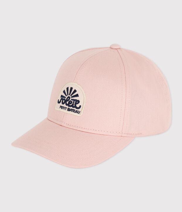 Cappellino in denim rosa bambina rosa