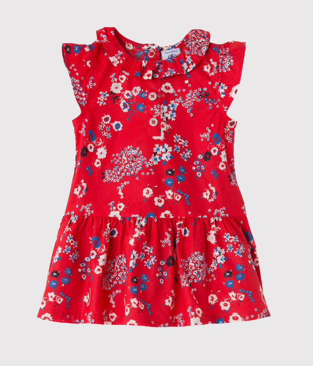 Robe b&eacute;b&eacute; fille imprim&eacute;e rosso/multicolore