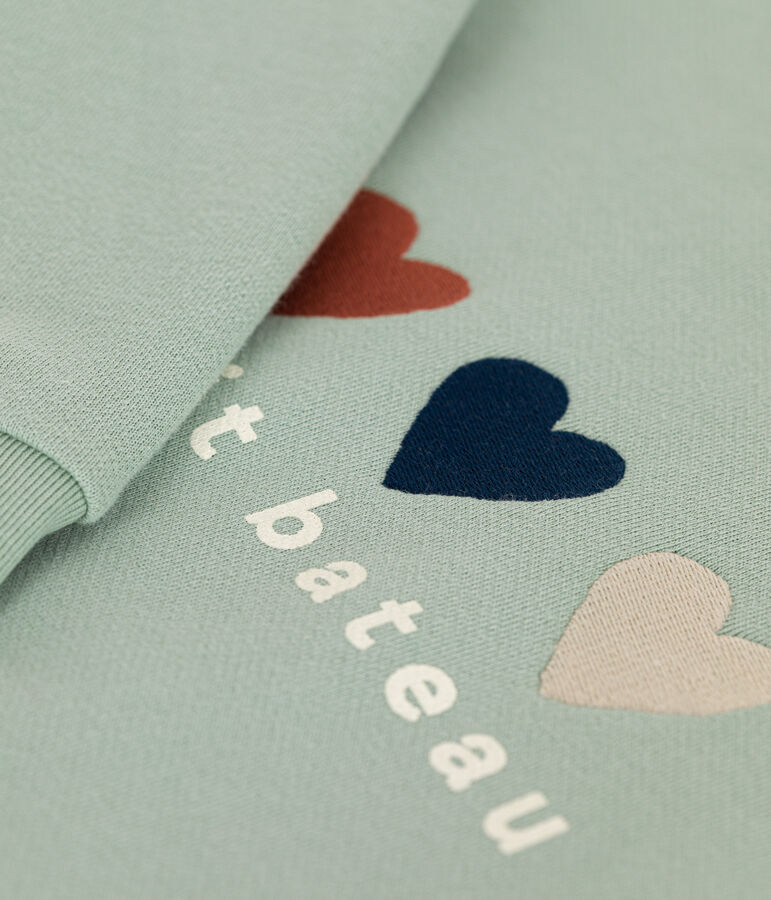 Maglia in tessuto felpato donna verde HERBIER