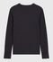 T-shirt L'Iconique a maniche lunghe in cotone donna grigio CITY CHINE