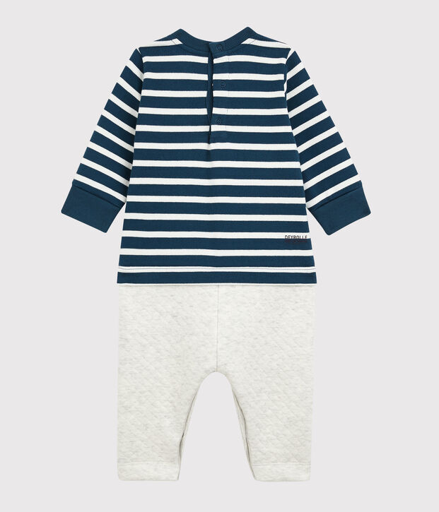Tutina lunga Petit Bateau x Deyrolle blu/multicolore