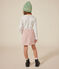T-shirt maniche lunghe in cotone bambina bianco MARSHMALLOW