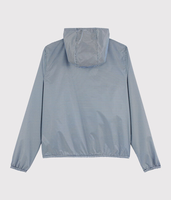 Giacca a vento 3 in 1 riciclata Donna blu SMOKING/bianco MARSHMALLOW