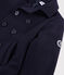 Caban in drap di lana ragazzo blu SMOKING
