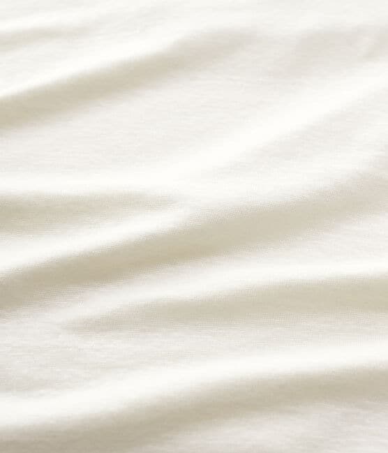 T-shirt in lino tinta unita Donna bianco MARSHMALLOW