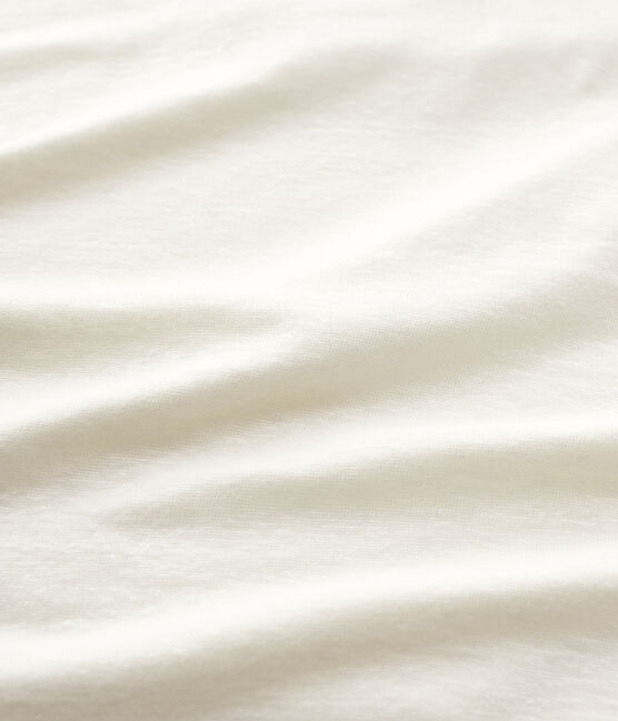 T-shirt in lino tinta unita Donna bianco MARSHMALLOW