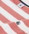 T-shirt a maniche corte in cotone bambina rosa PAPAYE/ MARSHMALLOW