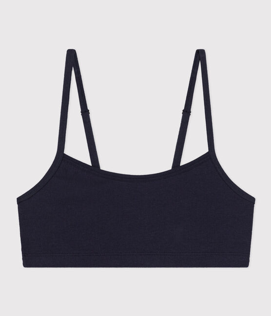 Brassière donna in cotone elastam blu SMOKING