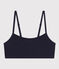 Brassière donna in cotone elastam blu SMOKING