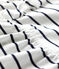 Abito bebè a maniche corte in jersey a righe bianco MARSHMALLOW/blu SMOKING