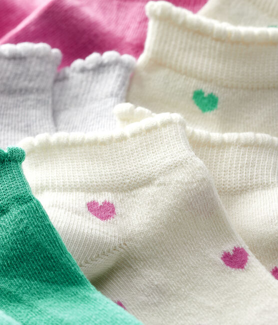 Confezione da 5 paia di calzini bassi bambina variante 2