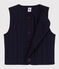 Gilet senza maniche in tubique bambino unisex blu SMOKING