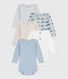 Set di body a maniche lunghe in cotone con balene stampate neonato