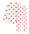 Pigiama bambina-bambino in molleton bianco MARSHMALLOW/rosso TERKUIT