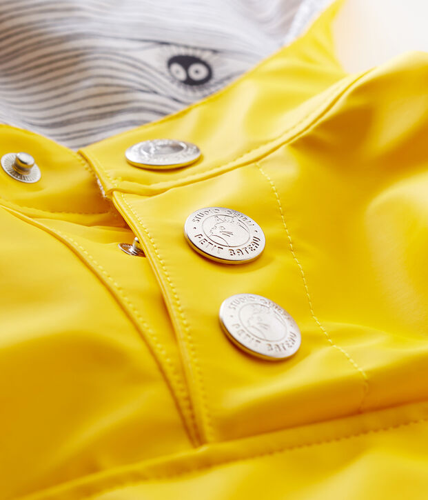 Mantella unisex per bambino giallo