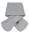 Sciarpa jaquard per bebé unisex grigio SUBWAY/bianco MARSHMALLOW
