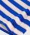 T-shirt a maniche corte in cotone a righe bambino bianco AVALANCHE/ MULTICO