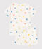 Pigiama corto in cotone con stampa bambino bianco MARSHMALLOW/bianco MULTICO
