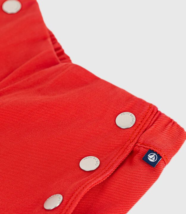 Pantaloni in denim bambina rosso