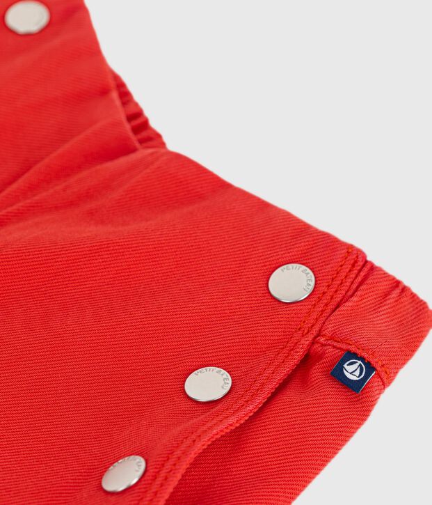 Pantaloni in denim bambina rosso
