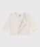 Cardigan per bebè in tubique trapuntato beige MONTELIMAR CHINE