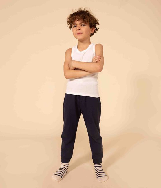 Confezione da 2 canottiere bianche bambino variante 1