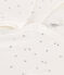 Tutina stelle in cotone bianco MARSHMALLOW/grigio GRIS