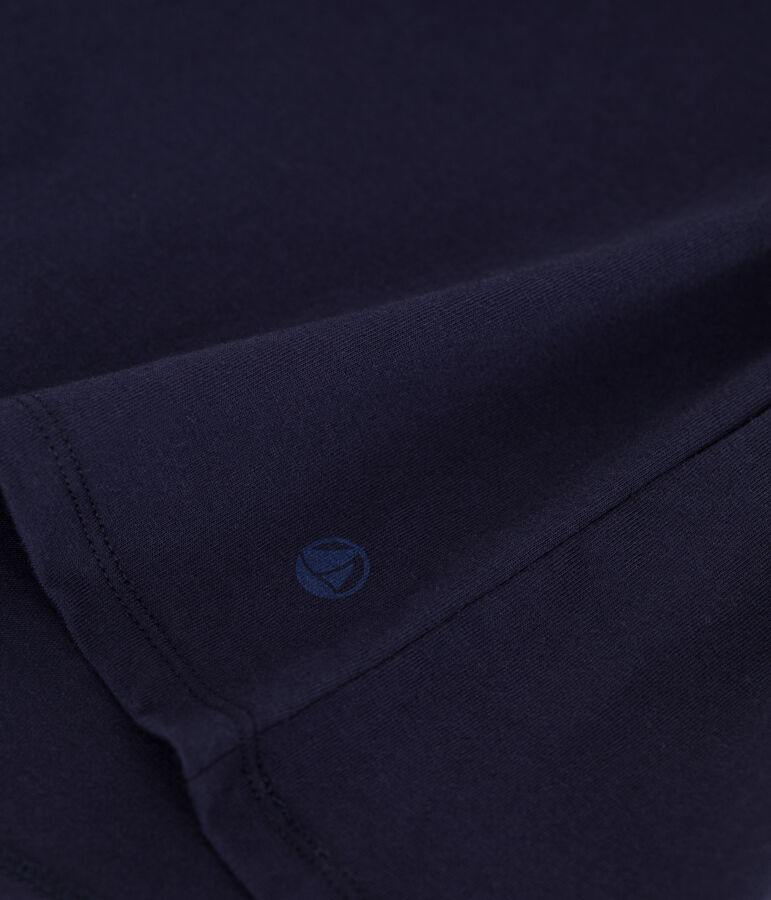 T-shirt donna Le Droit in cotone tinta unita blu