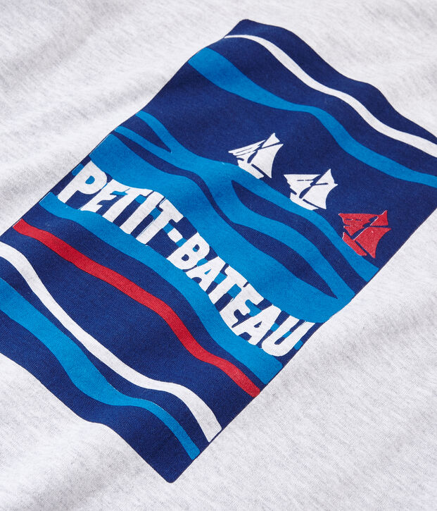 T-shirt unisex fantasia cartolina postale grigio