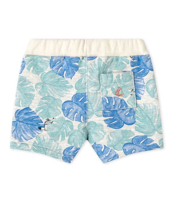 Short bebé bambino stampato grigio BELUGA/bianco MULTICO