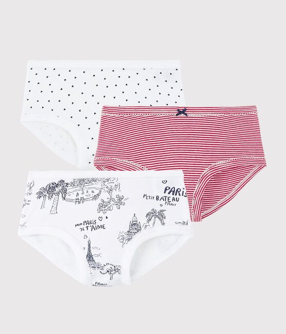 Confezione da 3 slip tela di Jouy Parigi bambina variante 1