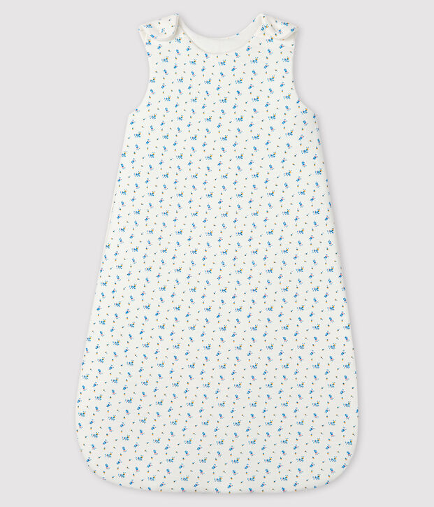 Sacco nanna beb&egrave; a costine bianco/multicolore