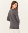 T-shirt maniche lunghe donna in cotone sea island grigio MAKI