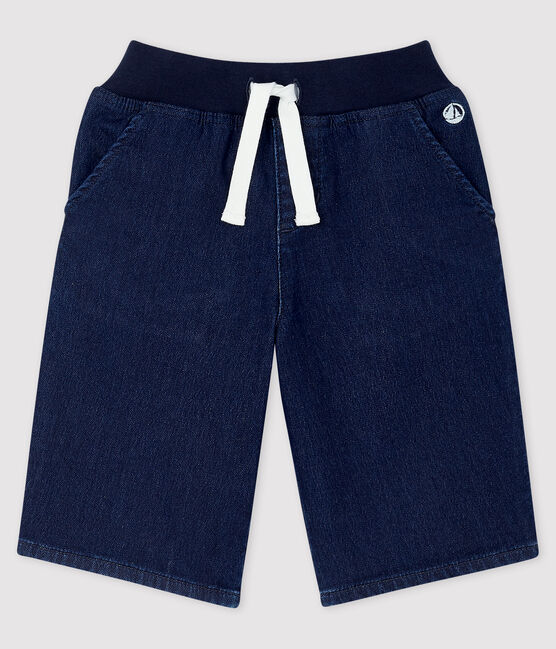 Bermuda in denim bambino blu DENIM BLEU FONCE