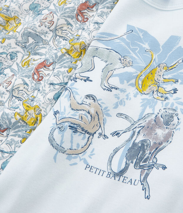 Due t-shirts bambino maniche corte multicolore