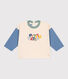 T-shirt a maniche lunghe in jersey sottile neonato