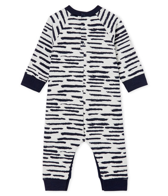 Tutina lunga da bebè maschio Jean Jullien bianco MARSHMALLOW/ DASH CN