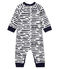 Tutina lunga da bebè maschio Jean Jullien bianco MARSHMALLOW/ DASH CN