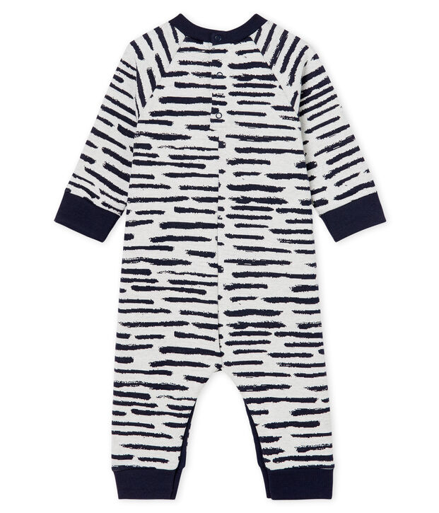 Tutina lunga da beb&egrave; maschio Jean Jullien bianco/DASH CN