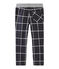 Pantalone in maglia a scacchi da bambino nero CITY/blu SMOKING/ MARSHMALLOW