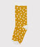 Calzini bambina giallo BOUDOR/bianco MARSHMALLOW