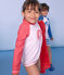T-shirt protezione solare bimba e bimbo bianco MARSHMALLOW/rosa CUPCAKE