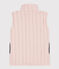 Giacca smanicata in tubique bambino unisex rosa SALINE