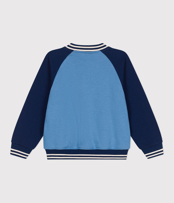 Giacca stile teddy bambino in cotone tinta unita ALASKA/ MEDIEVAL