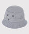 Bob in serge a righe bambino blu MEDIEVAL/bianco MARSHMALLOW