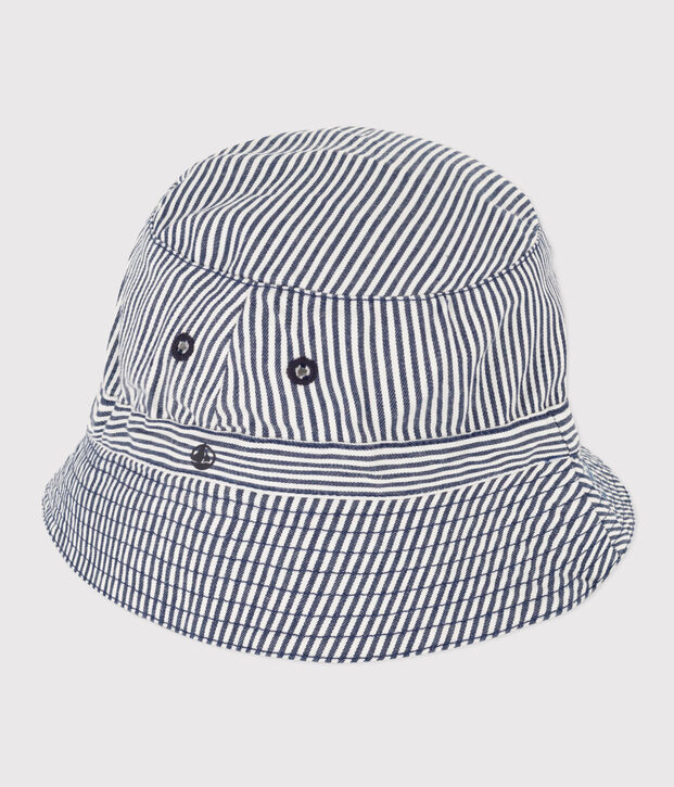 Bob in serge a righe bambino blu/bianco