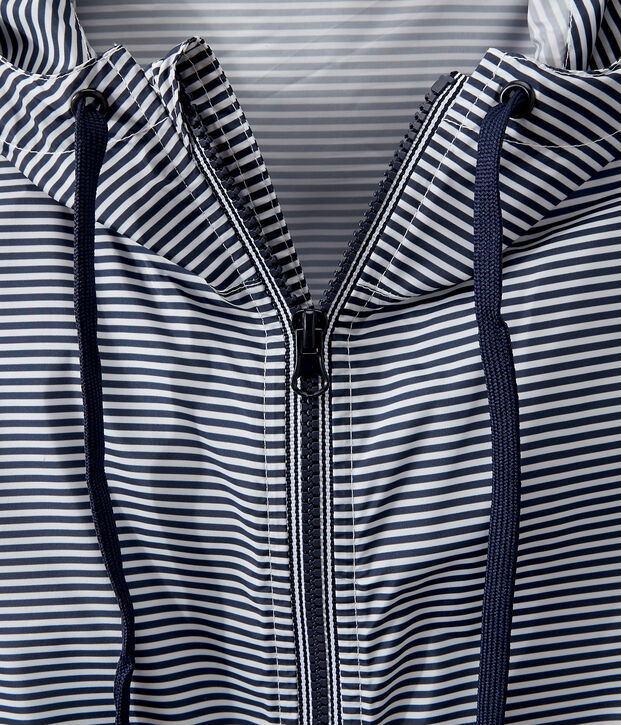 Giacchetta corto unisex blu/bianco