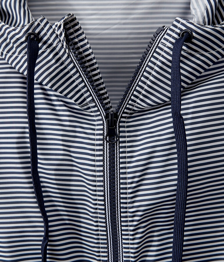 Giacchetta corto unisex blu/bianco